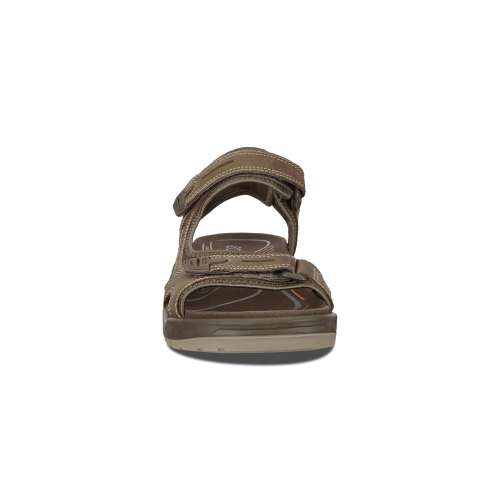 ECCO Mens Sandals Brown - Yucatan - JUI-142780